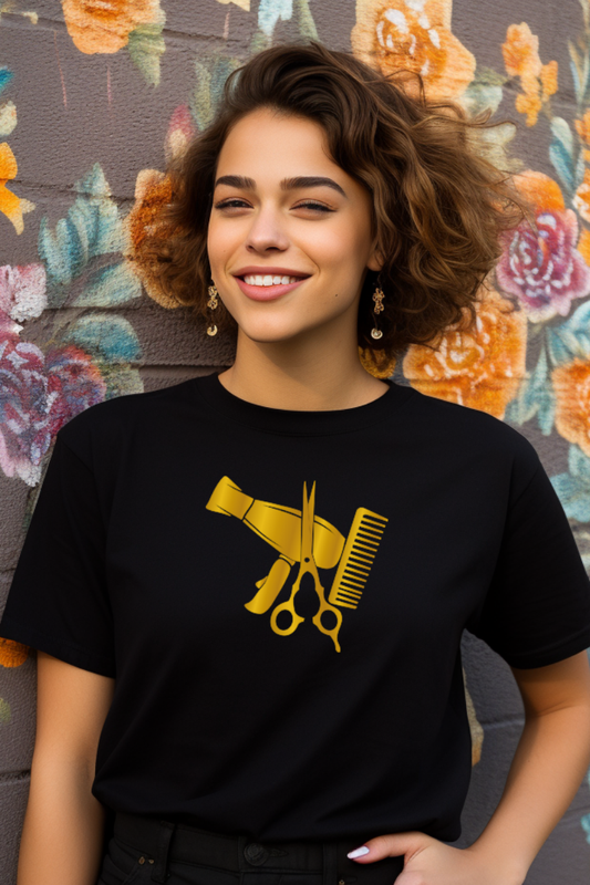 T-Shirt Cabeleireira Secador 100% Algodão
