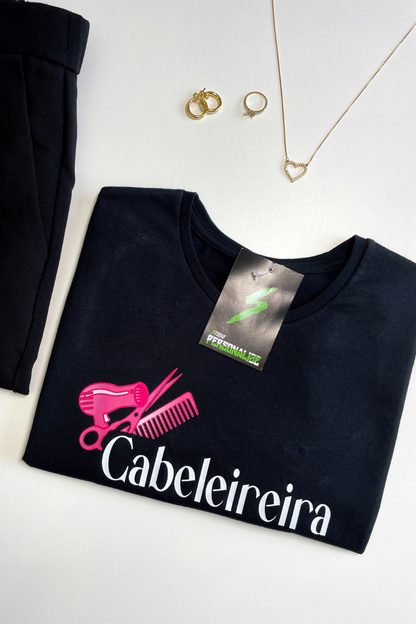T-Shirt Cabeleireira 100% Algodão