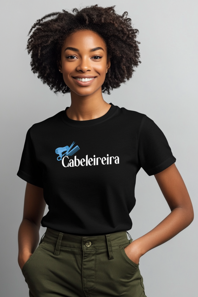 T-Shirt Cabeleireira 100% Algodão