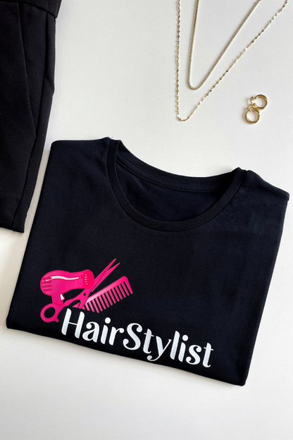 T-Shirt Hairstylist 100% Algodão