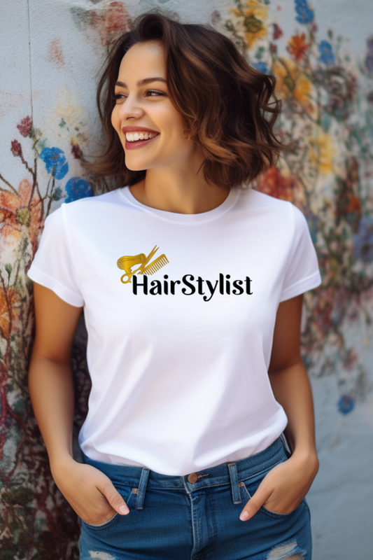 T-Shirt Hairstylist 100% Algodão