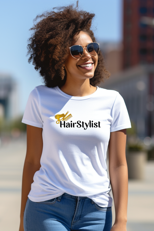 T-Shirt Hairstylist 100% Algodão