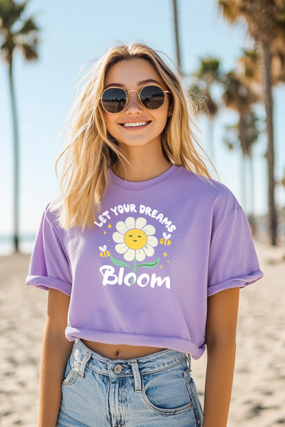 T-Shirt 100% Algodão | Flores