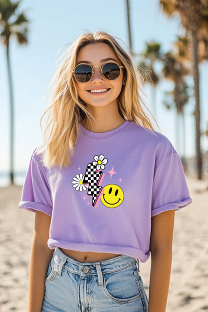 T-Shirt 100% Algodão | Flores