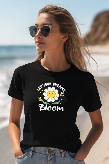 T-Shirt 100% Algodão | Flores