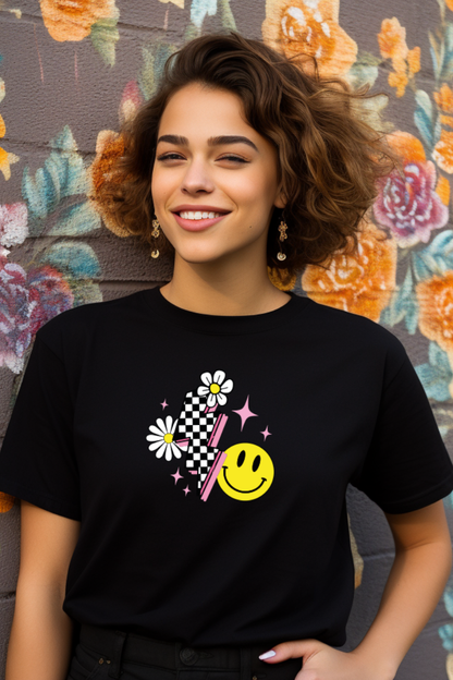 T-Shirt 100% Algodão | Flores