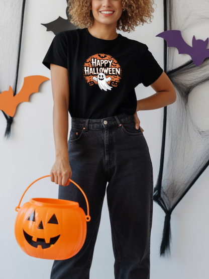 T-Shirt 100% Algodão | Happy Halloween