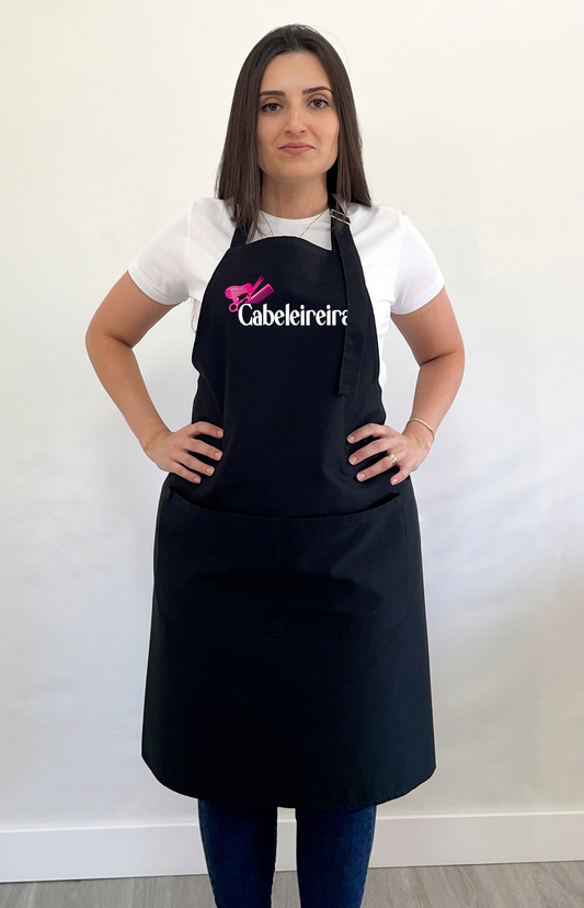 Avental Bata Profissional Cabeleireira com Bolso Duplo