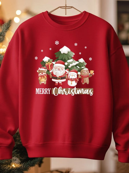 Camisola de Natal com estampa natalícia merry christmas 