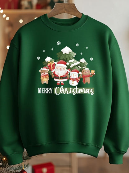 Camisola de Natal com estampa natalícia merry christmas 