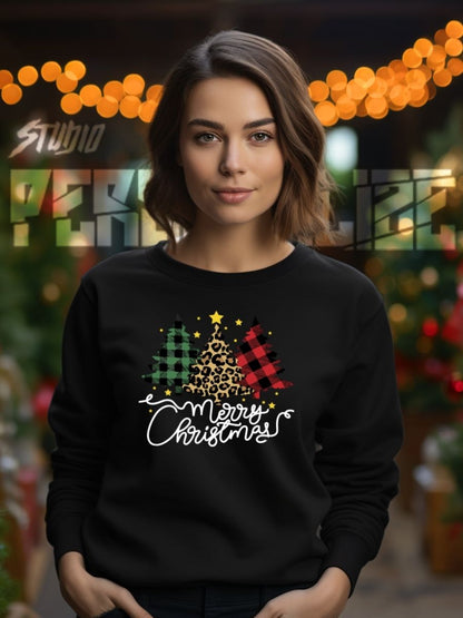 Camisola de Natal com estampa natalícia merry christmas 