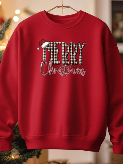 Camisola de Natal com estampa natalícia merry christmas