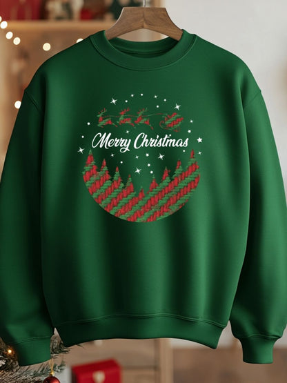 Camisola de Natal com estampa natalícia merry christmas 