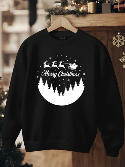 Camisola de Natal com estampa natalícia merry christmas 