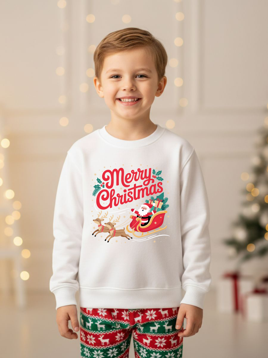 Camisola de Natal Criança Merry Christmas🎄