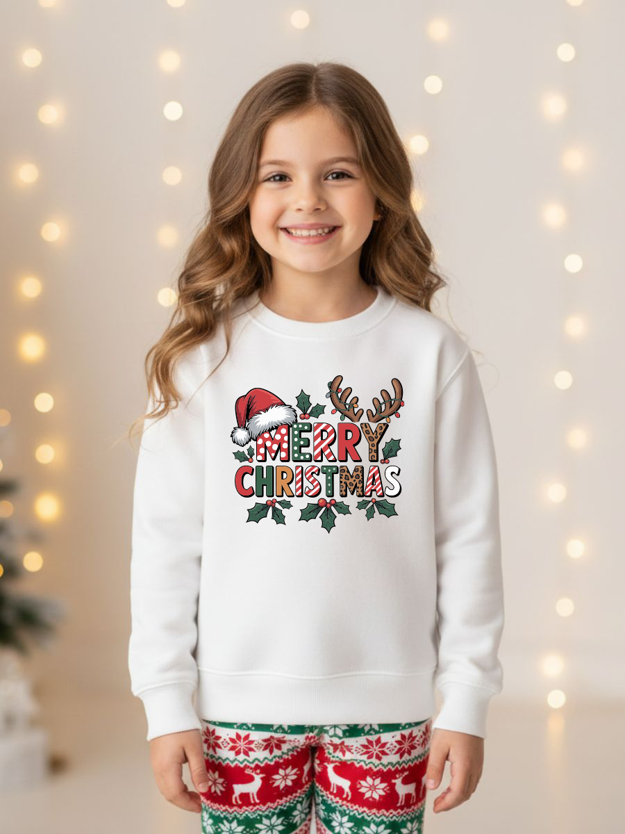 Camisola de Natal Criança Merry Christmas 🎄