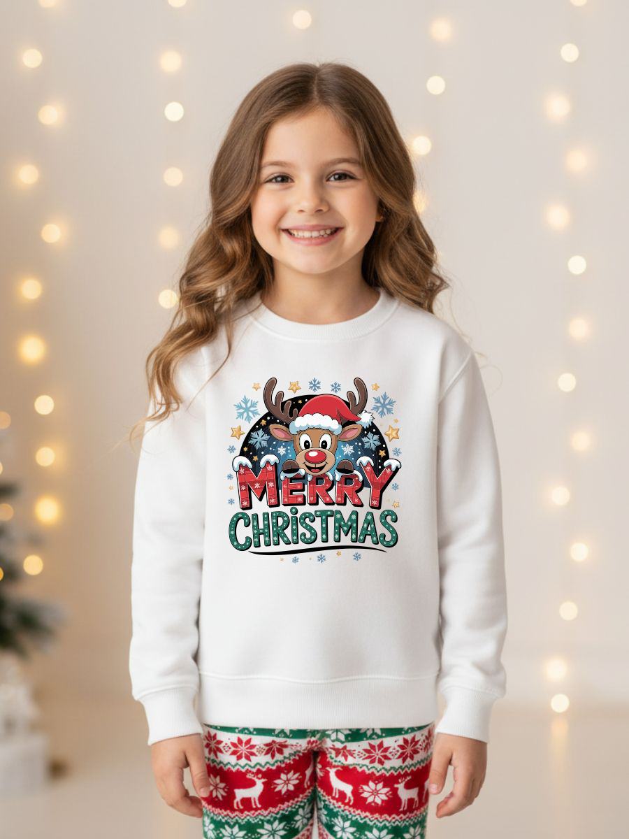 Camisola de Natal Criança Merry Christmas🎄