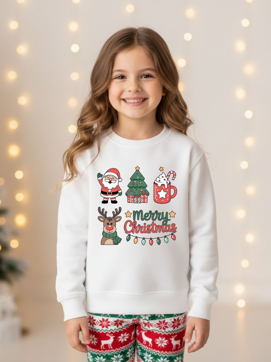 Camisola de Natal Criança Merry Christmas🎄