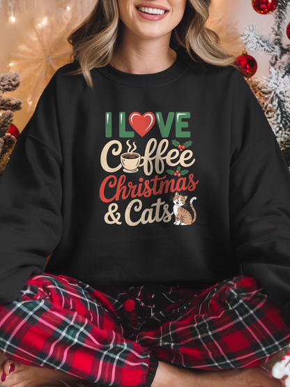 Camisola de Natal 'Cats' 🎄 – Unissexo