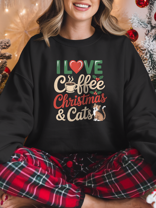 Camisola de Natal 'Cats' 🎄 – Unissexo