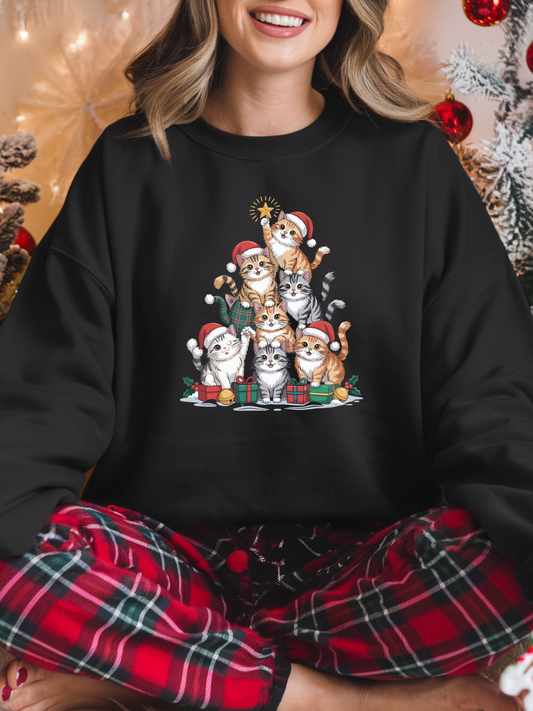 Camisola de Natal 'Cats' 🎄 – Unissexo