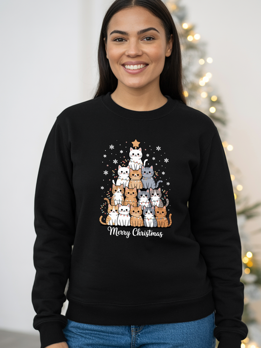 Camisola de Natal 'Cats' 🎄 – Unissexo