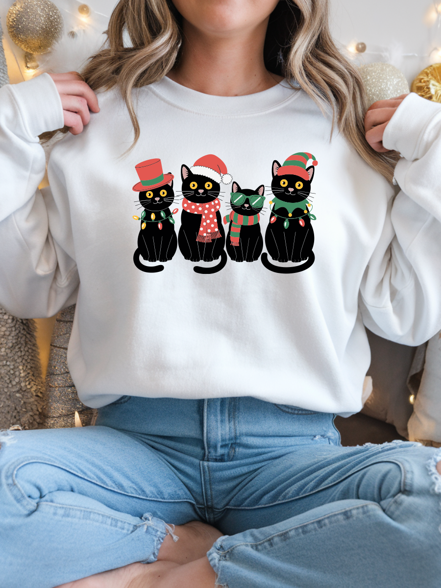 Camisola de Natal 'Cats' 🎄 – Unissexo