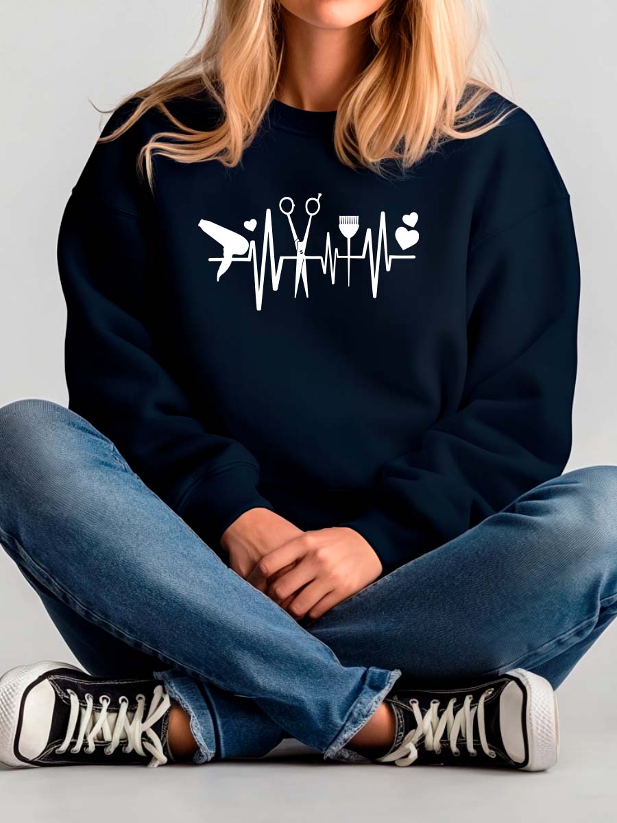 Camisola Sweatshirt para Cabeleireira e Hairstylist