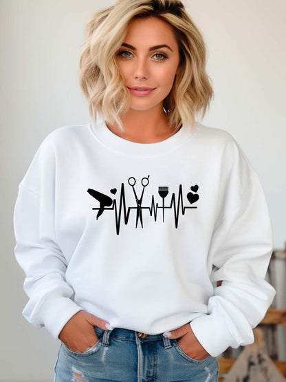 Camisola Sweatshirt para Cabeleireira e Hairstylist