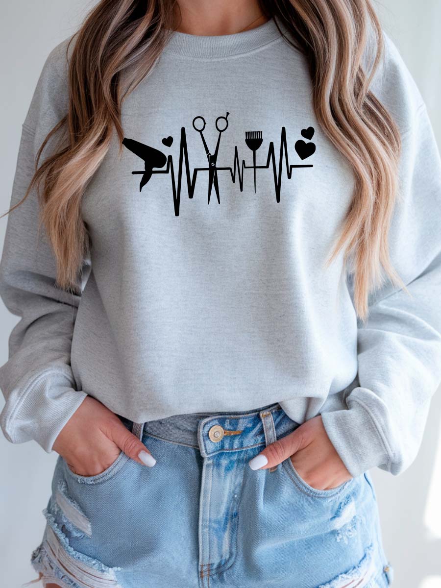 Camisola Sweatshirt para Cabeleireira e Hairstylist
