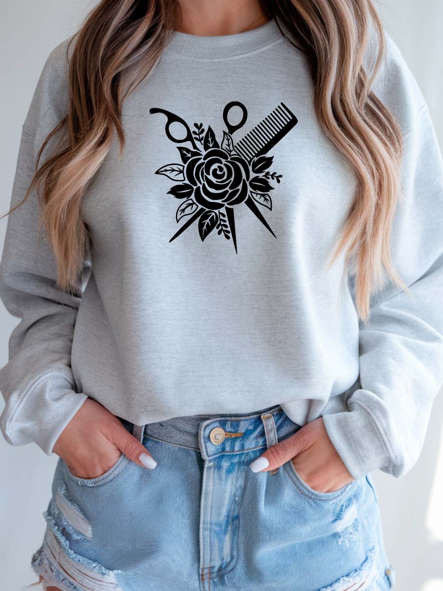 Sweatshirt Camisola para Hairstylist Cabeleireira