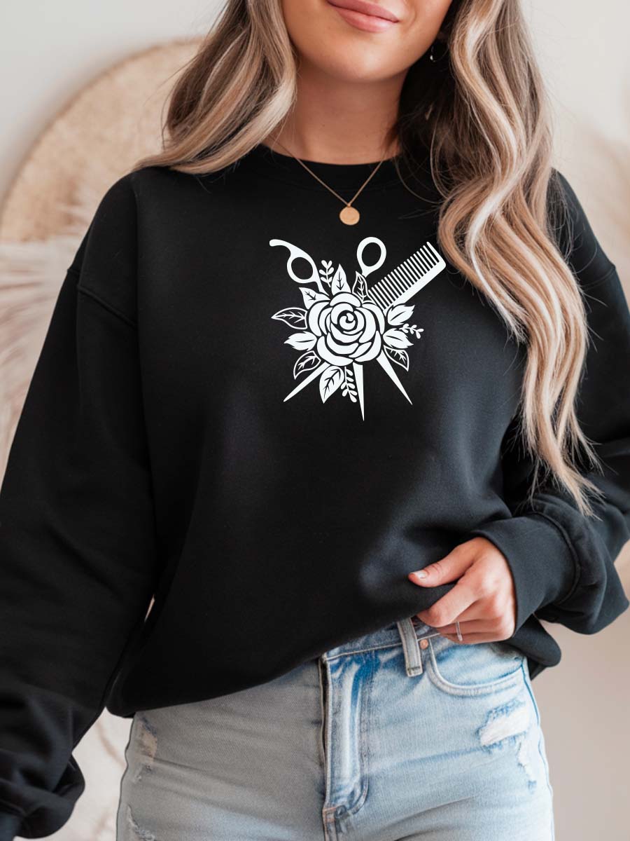 Sweatshirt Camisola para Hairstylist Cabeleireira