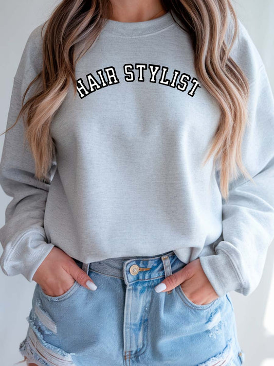 Camisola Sweatshirt para Hairstylist Cabeleireira - Hair Stylist