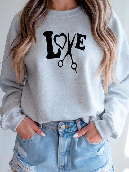 Camisola Sweatshirt para Hairstylist Cabeleireira