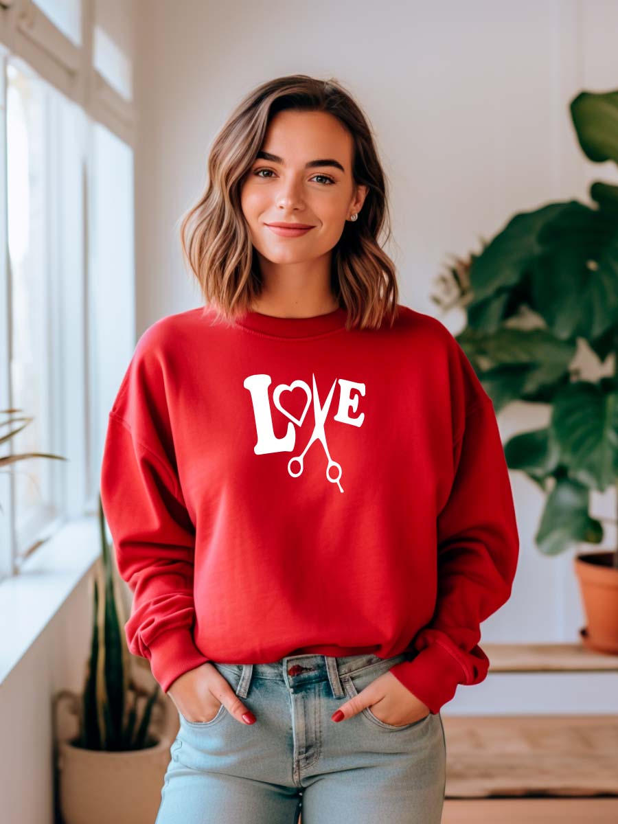 Camisola Sweatshirt para Hairstylist Cabeleireira