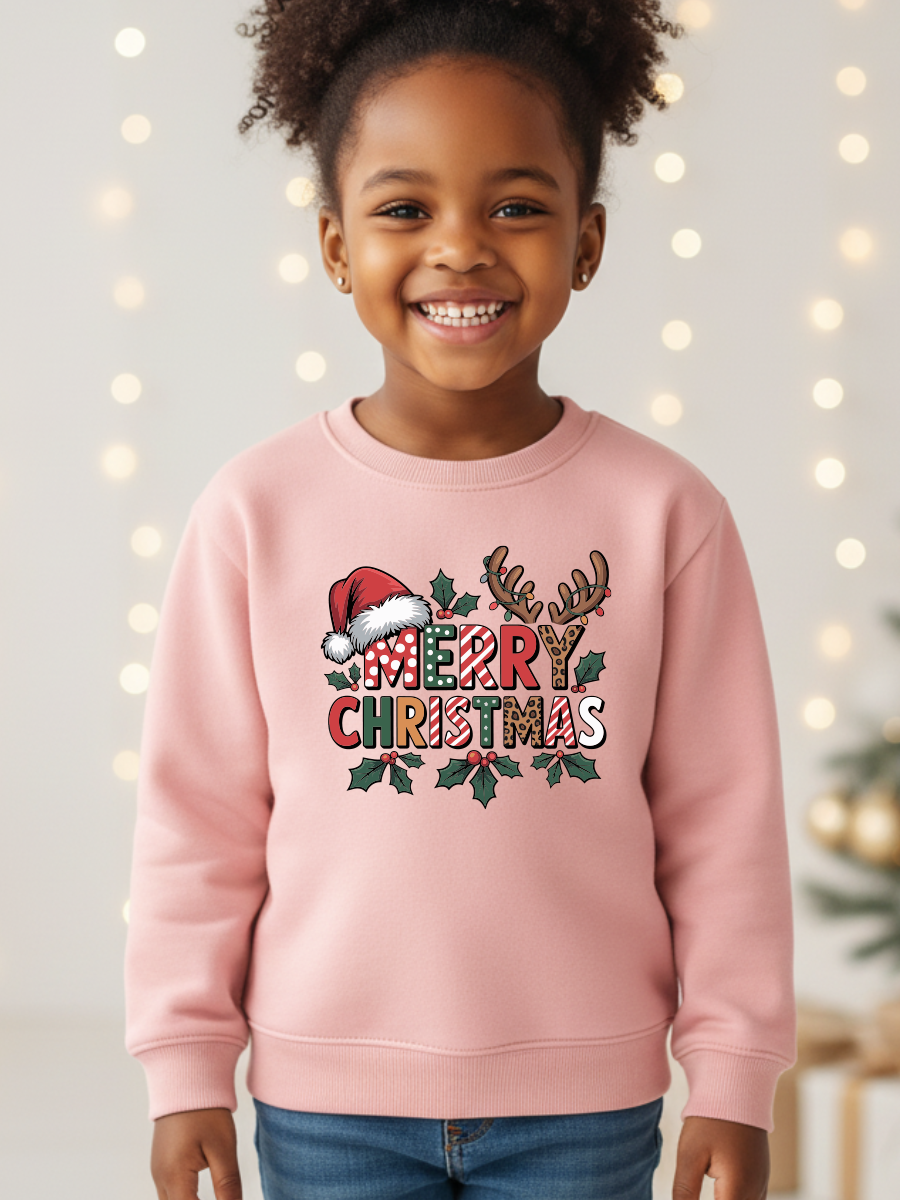 Camisola de Natal Criança Merry Christmas 🎄
