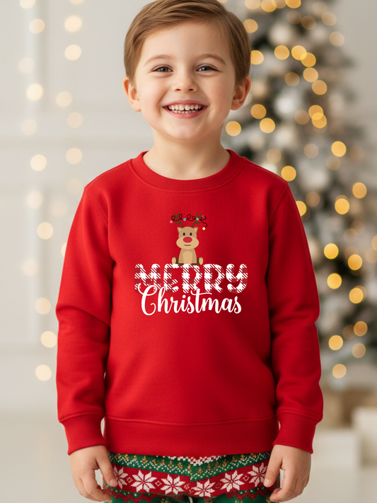 Camisola de Natal Criança Merry Christmas🎄