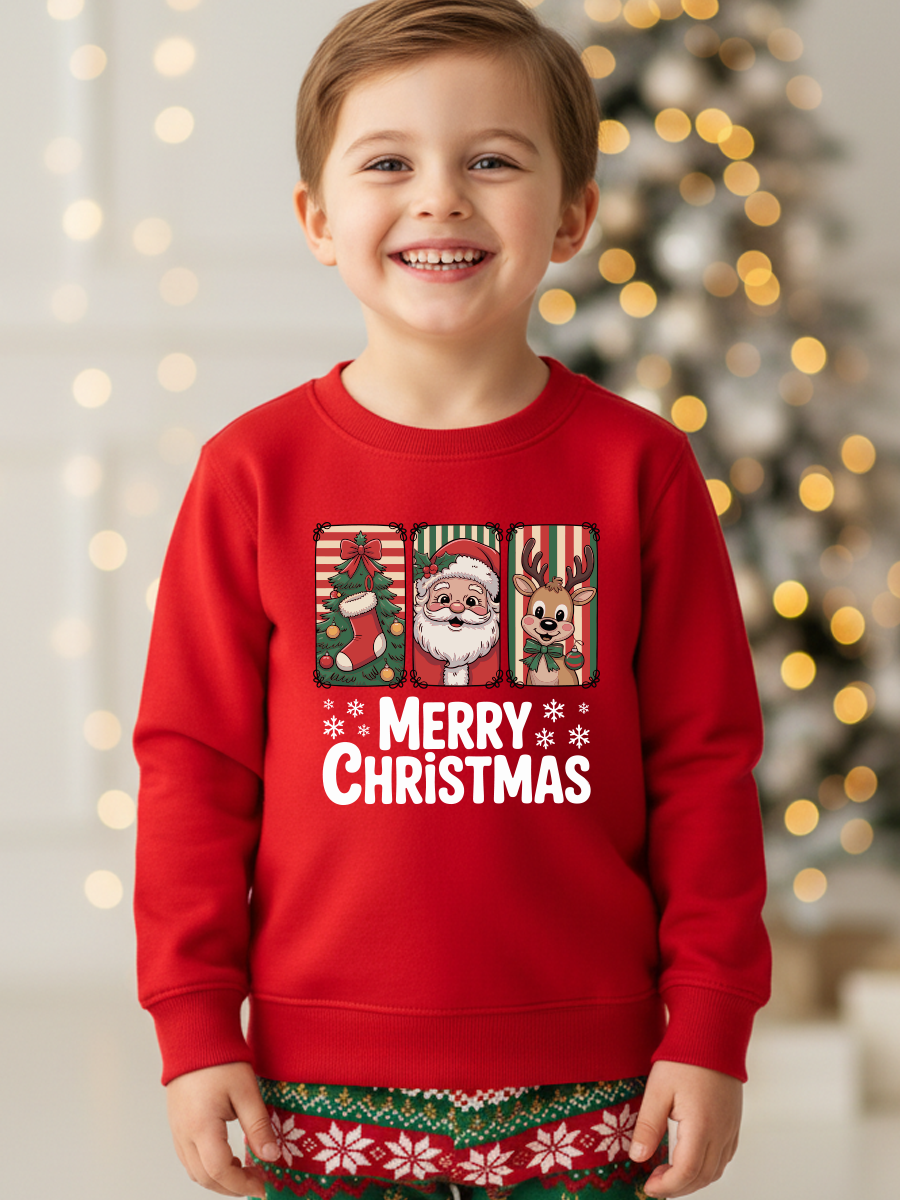 Camisola de Natal Criança Merry Christmas🎄