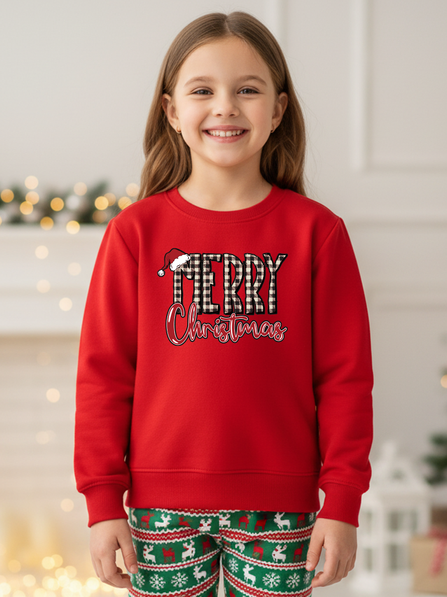 Camisola de Natal Criança Merry Christmas🎄