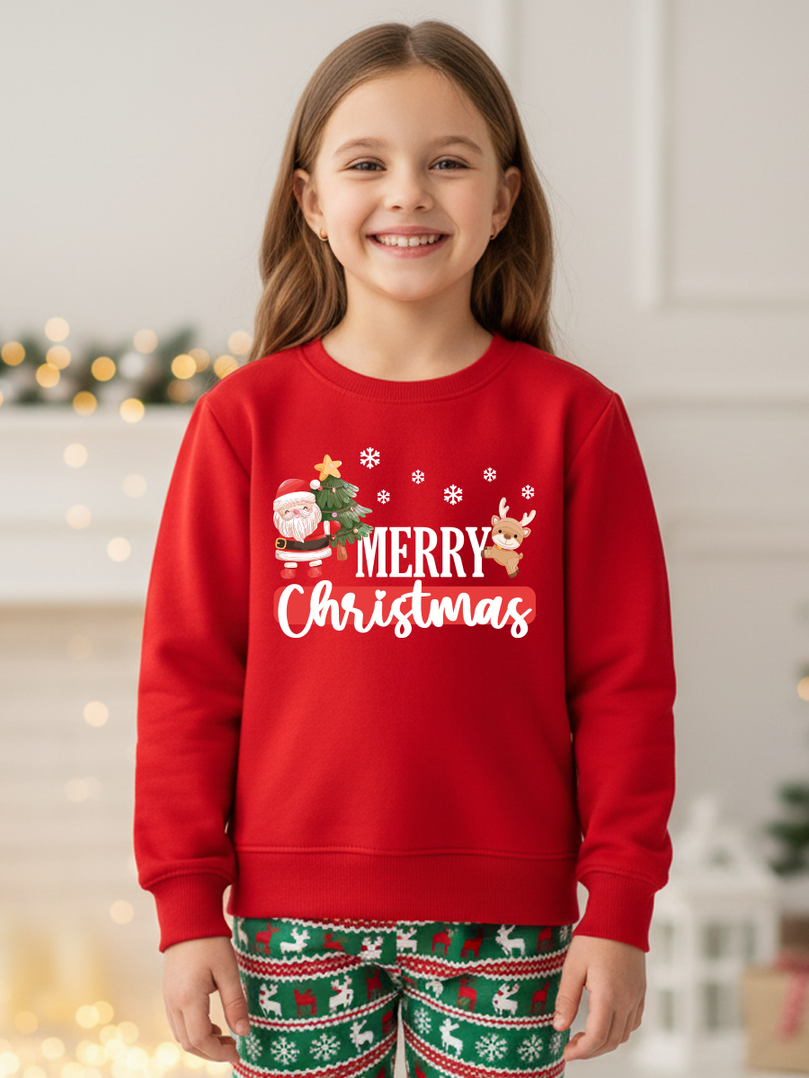 Camisola de Natal Criança Merry Christmas 🎄