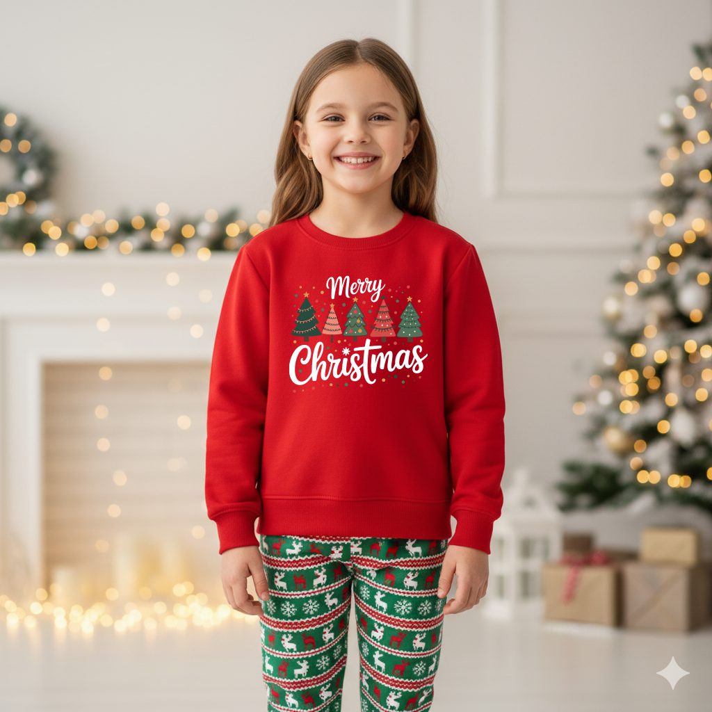 Camisola de Natal Criança Merry Christmas🎄