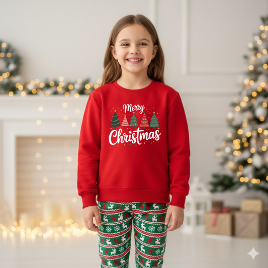 Camisola de Natal Criança Merry Christmas🎄
