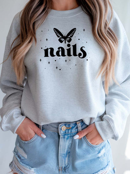 Camisola Sweatshirt Nail Designer - Nails