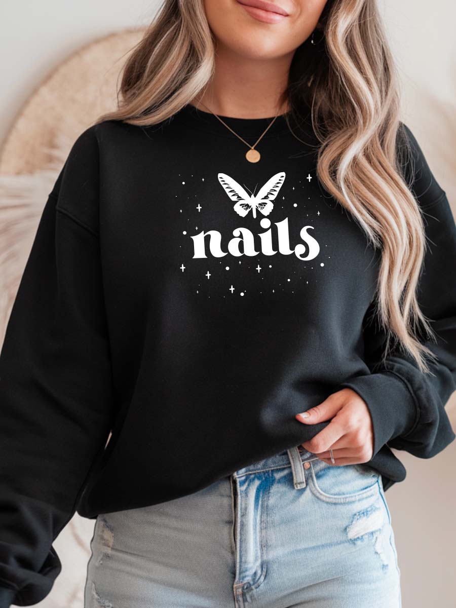 Camisola Sweatshirt Nail Designer - Nails