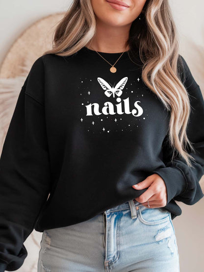 Camisola Sweatshirt Nail Designer - Nails