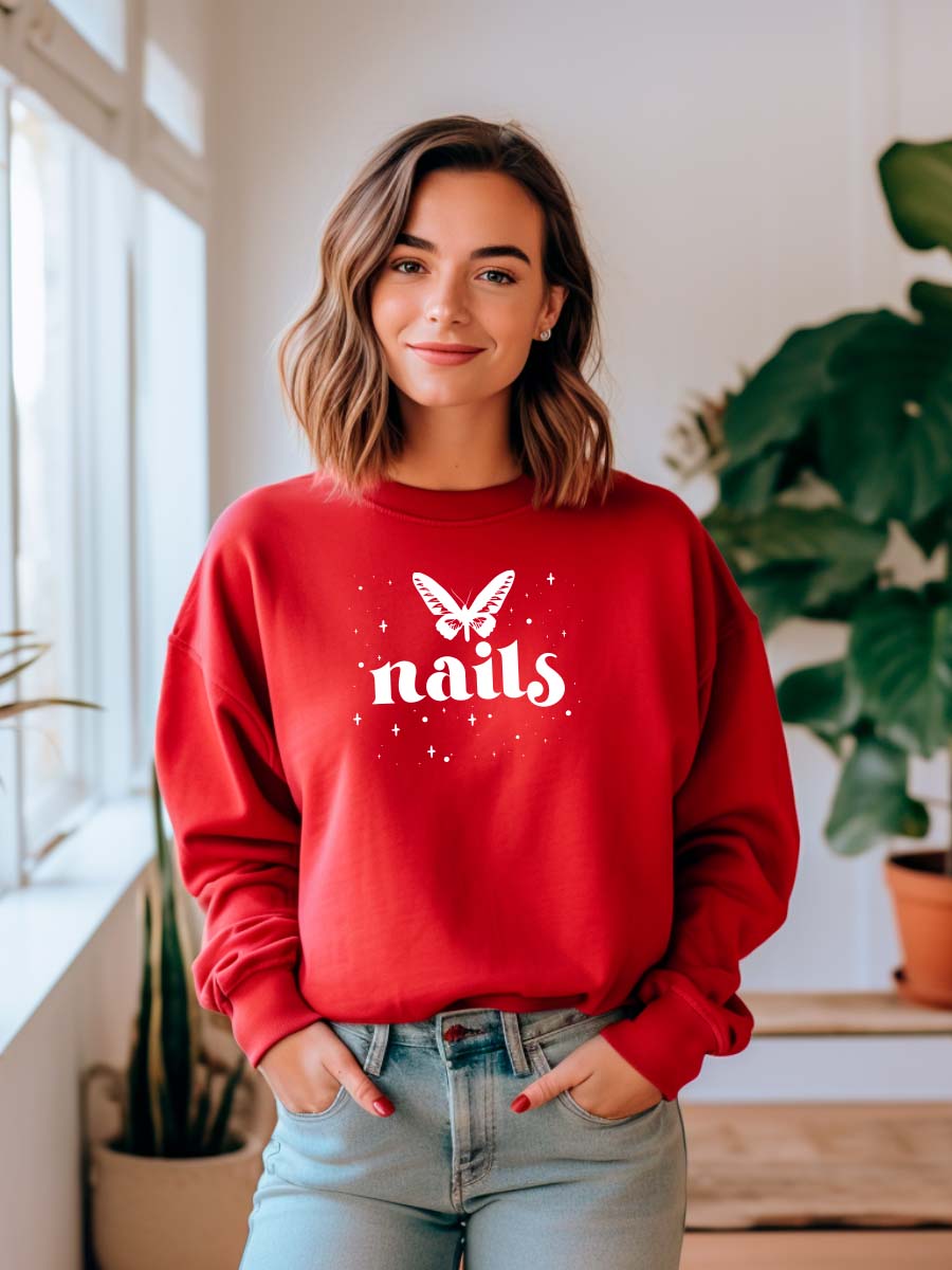 Camisola Sweatshirt Nail Designer - Nails