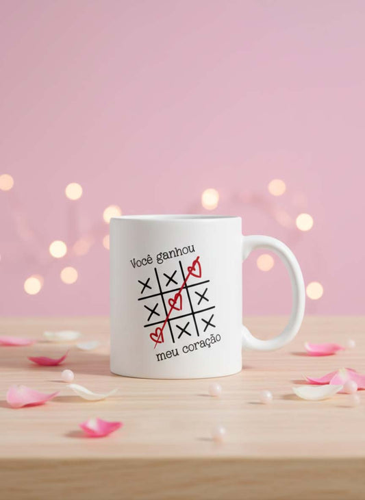 Caneca Dia dos Namorados "Você ganhou meu coração"