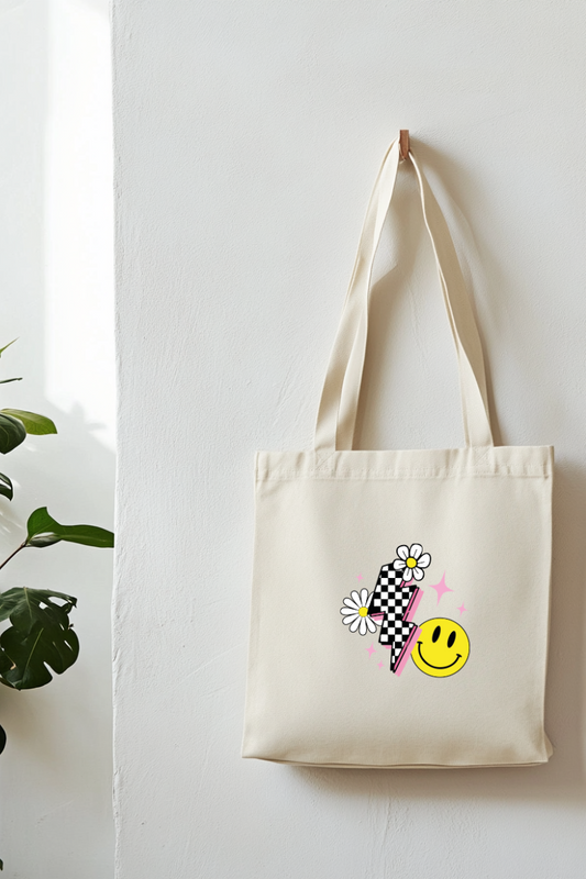 Ecobag | Tote Bag | Saco 100% Algodão Ecológico | Flores