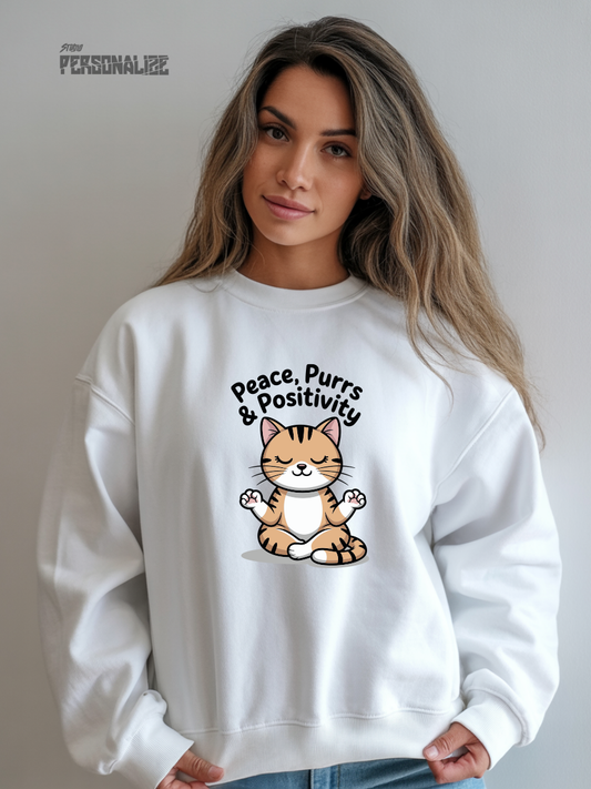 Camisola Sweatshirt  | Cats | Conforto e Durabilidade