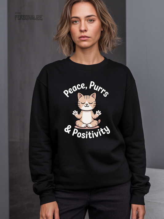 Camisola Sweatshirt  | Cats | Conforto e Durabilidade